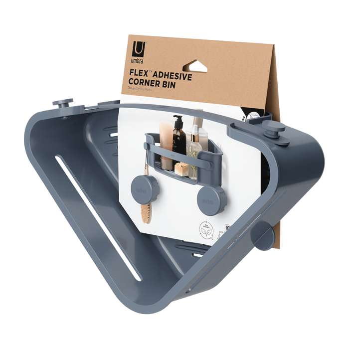 Органайзер для душа flex adhesive угловой, голубой UMBRA 1021299-1050