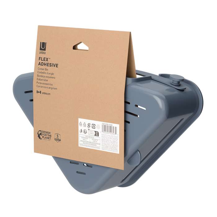 Органайзер для душа flex adhesive угловой, голубой UMBRA 1021299-1050