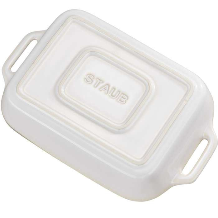 Форма для запекания, прямоугольная 34x24 см, слоновая кость STAUB 40511-887