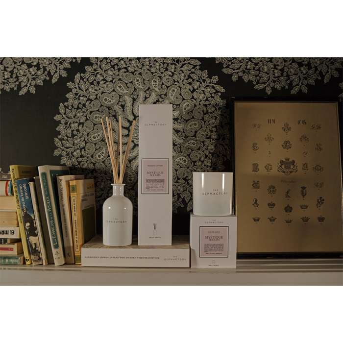 Свеча ароматическая the olphactory, white insignia, mystique boughs, 60 ч Ambientair VV060MYWTO