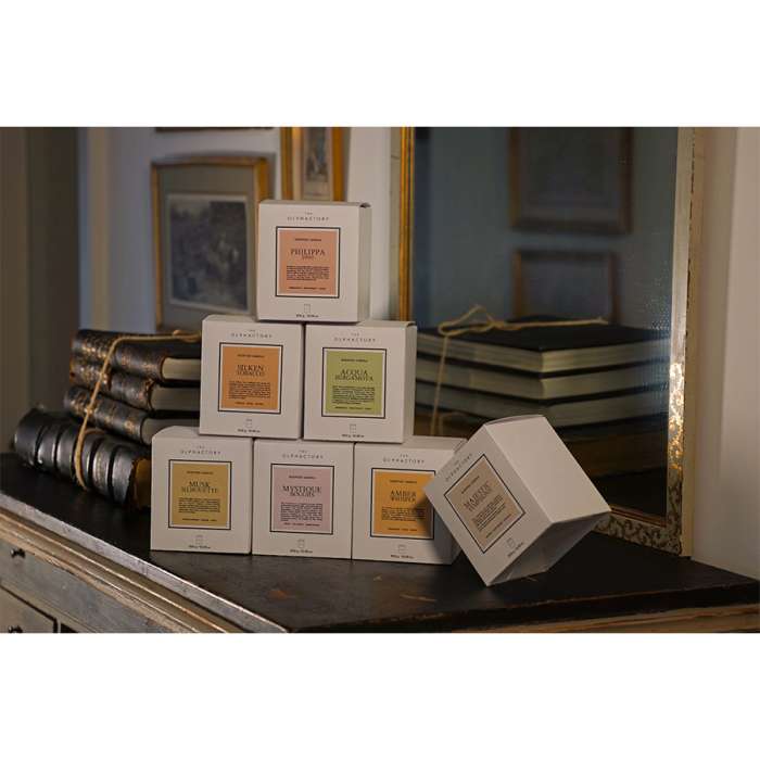 Свеча ароматическая the olphactory, white insignia, mystique boughs, 60 ч Ambientair VV060MYWTO