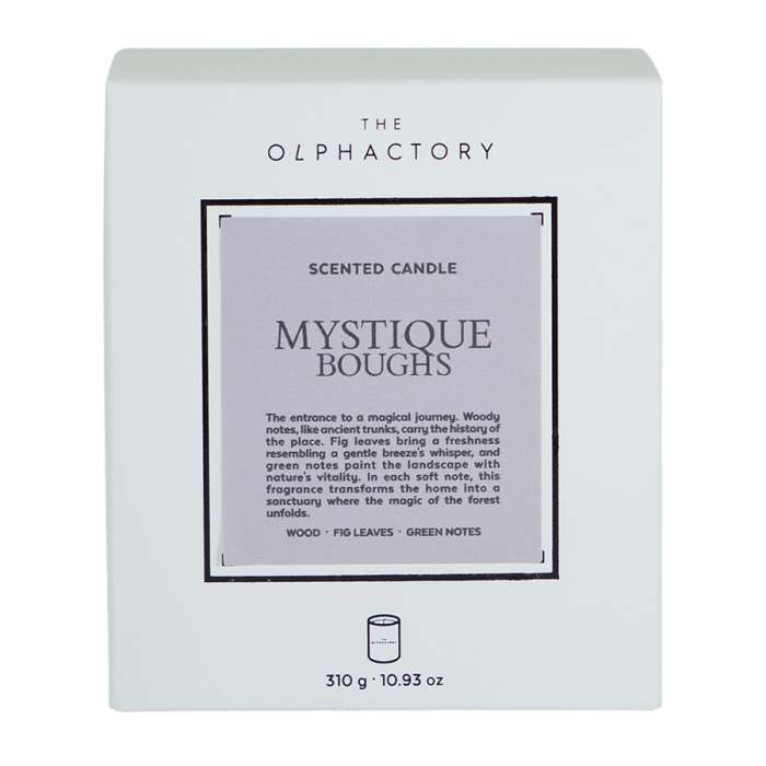 Свеча ароматическая the olphactory, white insignia, mystique boughs, 60 ч Ambientair VV060MYWTO