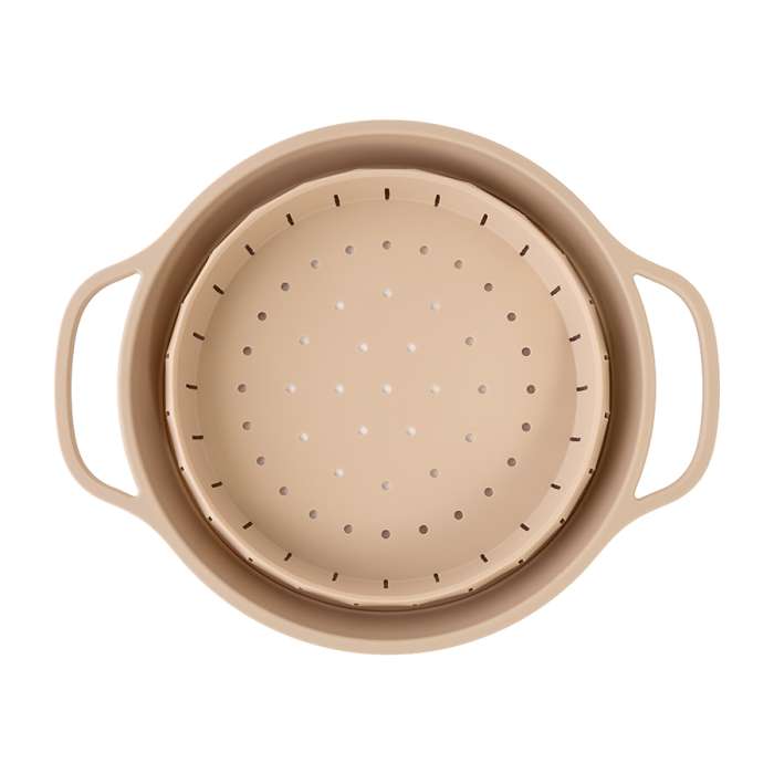 Дуршлаг складной силиконовый smart helper, D25,5 см, карамель Smart Solutions SS0000426