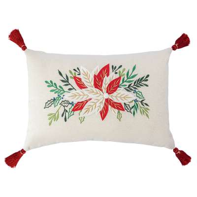 Подушка декоративная Зимний цветок из коллекции new year essential, 30x45см Tkano TK26-CU0014