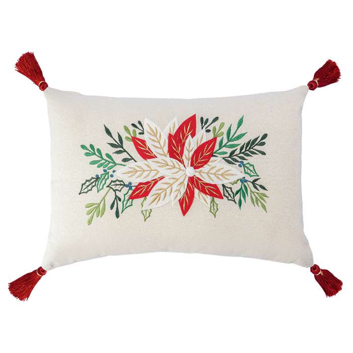 Подушка декоративная Зимний цветок из коллекции new year essential, 30x45см Tkano TK26-CU0014