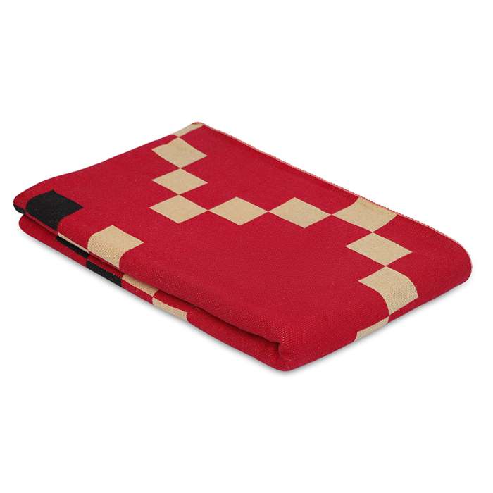 Плед из хлопка по мотивам башкирских орнаментов из коллекции cultural heritage, 130х180 см Tkano TK23-TH0010