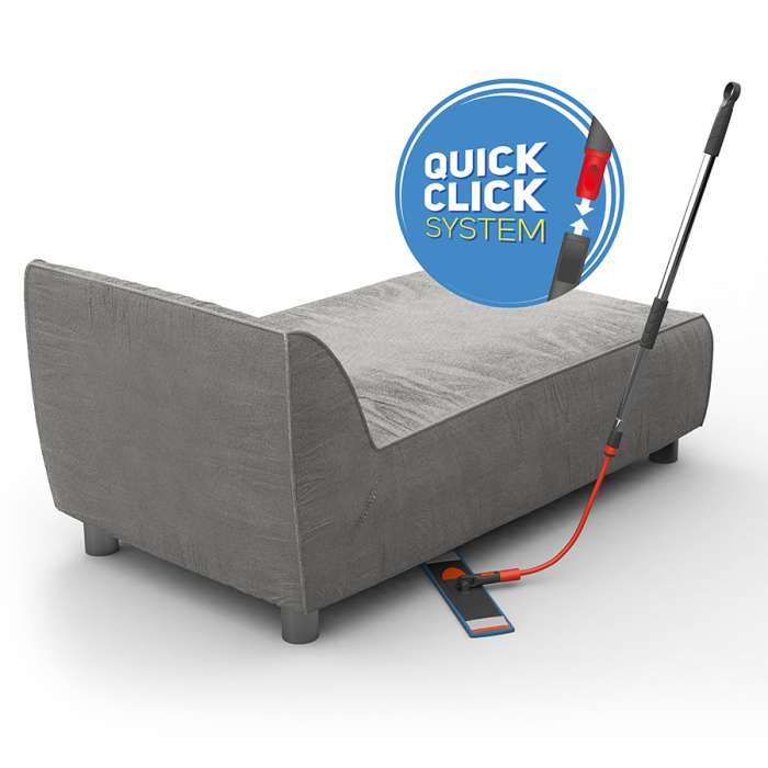 Ручка для швабры телескопическая 160 см с гибкой штангой 40 см NORDIC STREAM 15362