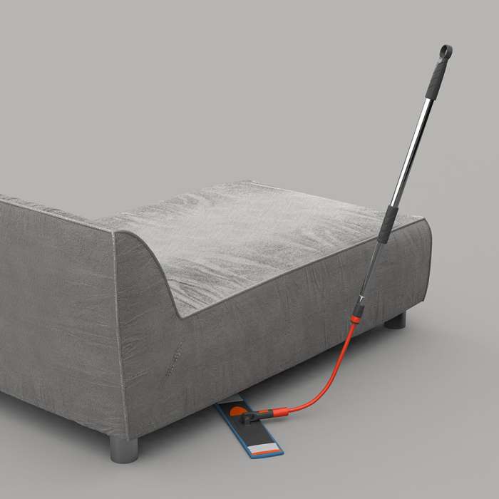 Ручка для швабры телескопическая 160 см с гибкой штангой 40 см NORDIC STREAM 15362