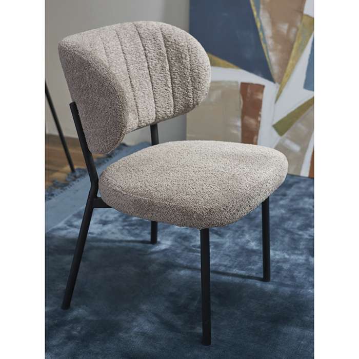 Стул robbi, букле, серо-бежевый Bergenson Bjorn FH-BB-CH-RB-BRN