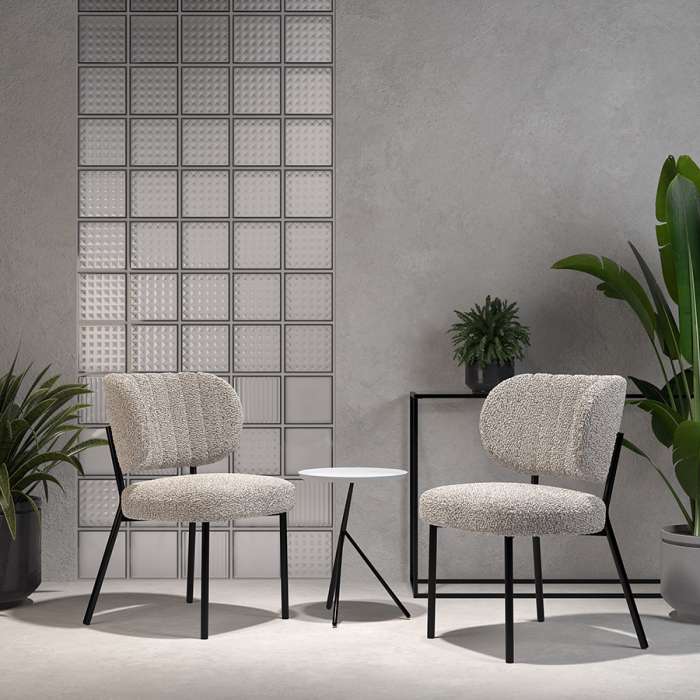 Стул robbi, букле, серо-бежевый Bergenson Bjorn FH-BB-CH-RB-BRN