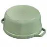 Кокот круглый, 20 см, 2,2 л, шалфей STAUB 11020115