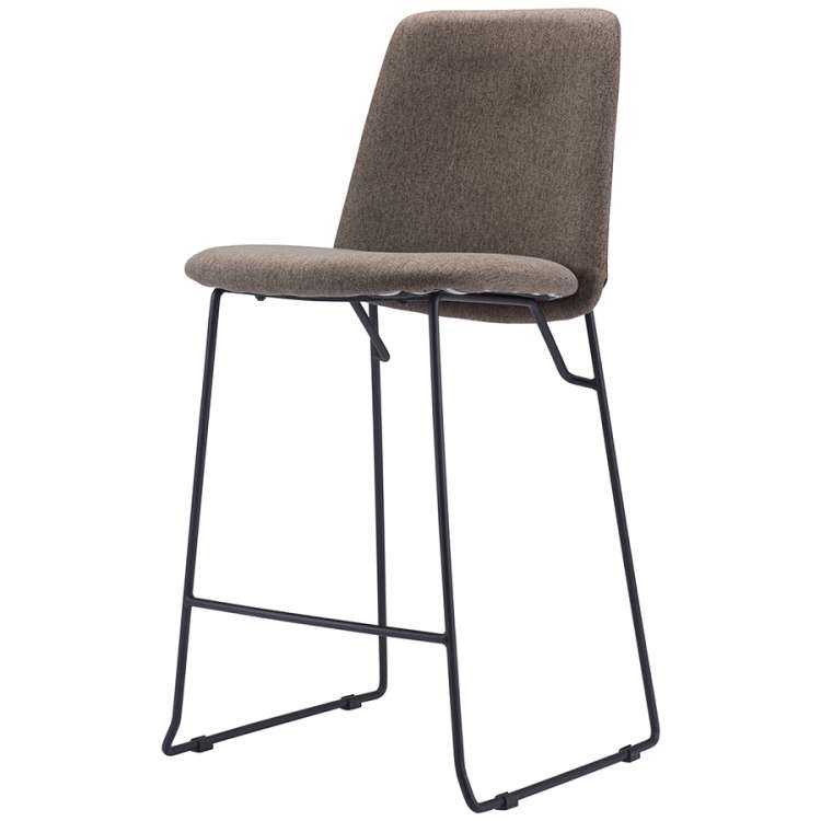 Стул барный niels, рогожка, темно-коричневый Bergenson Bjorn FH-NLS-BCH-PL-DBR