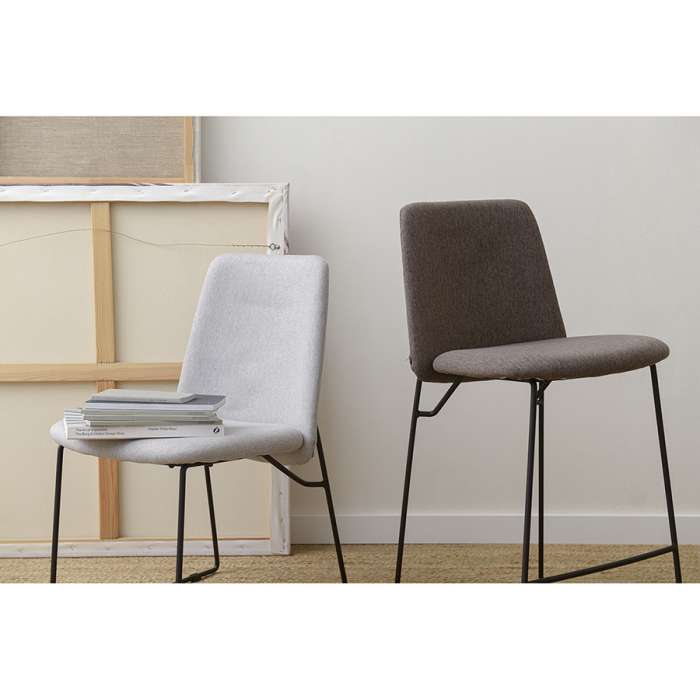 Стул барный niels, рогожка, темно-коричневый Bergenson Bjorn FH-NLS-BCH-PL-DBR