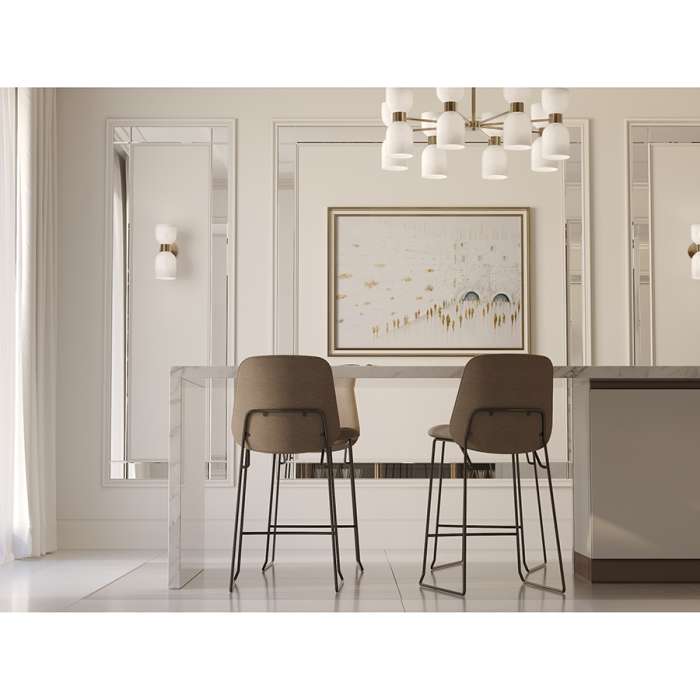 Стул барный niels, рогожка, темно-коричневый Bergenson Bjorn FH-NLS-BCH-PL-DBR