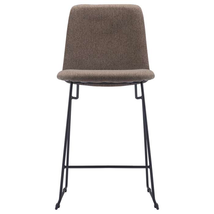 Стул барный niels, рогожка, темно-коричневый Bergenson Bjorn FH-NLS-BCH-PL-DBR