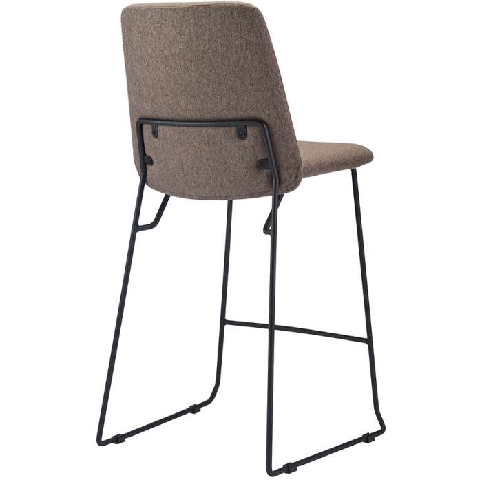 Стул барный niels, рогожка, темно-коричневый Bergenson Bjorn FH-NLS-BCH-PL-DBR