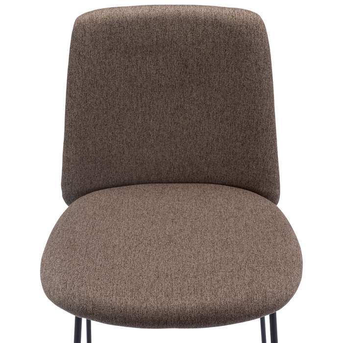 Стул барный niels, рогожка, темно-коричневый Bergenson Bjorn FH-NLS-BCH-PL-DBR