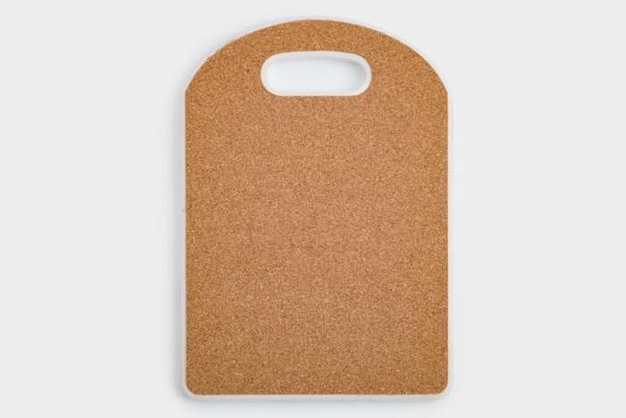 Подставка под горячее, 24х17 см, керамика/пробка, белая, Еж Autumn forest ANNA LAFARG ANLAF-YUXIN-142