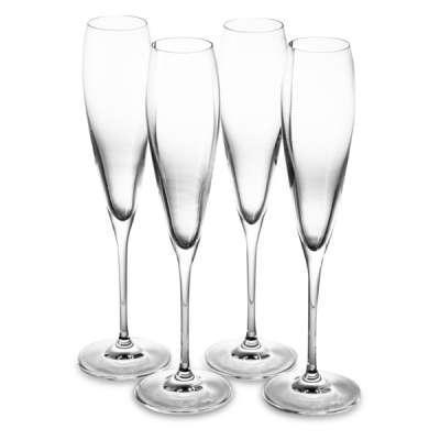 Набор фужеров для шампанского Krosno Жемчуг 170 мл, 4 шт, стекло