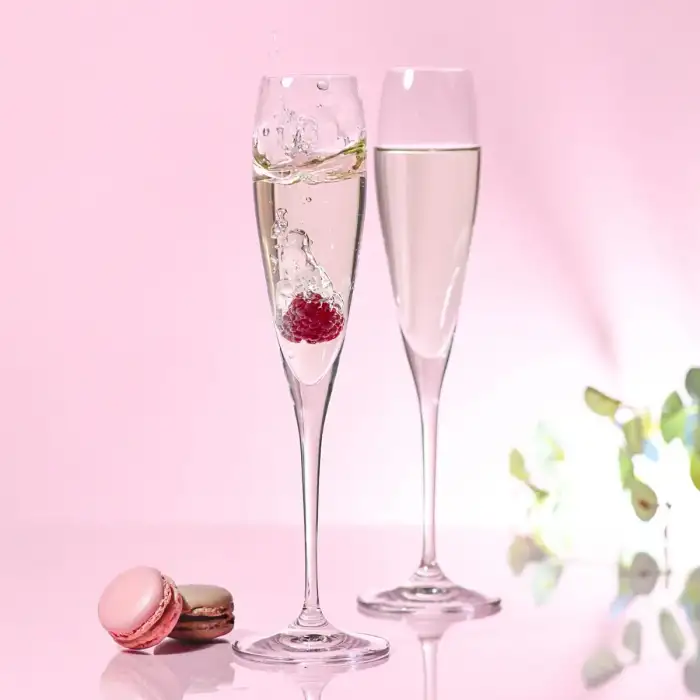 Набор фужеров для шампанского Krosno Жемчуг 170 мл, 4 шт, стекло