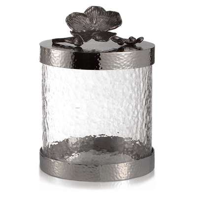 Банка для сыпучих продуктов Michael Aram Черная орхидея 15 см