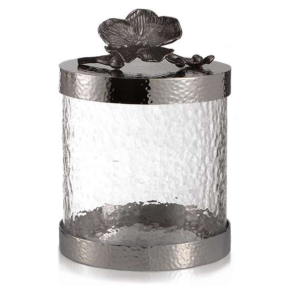 Банка для сыпучих продуктов Michael Aram Черная орхидея 15 см