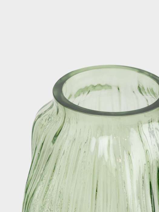 Ваза для цветов 30 см, стекло Р, зеленая, Creek ANNA LAFARG ANLAF-SGR455