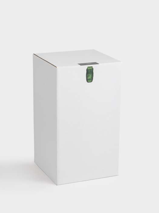 Ваза для цветов 30 см, стекло Р, зеленая, Creek ANNA LAFARG ANLAF-SGR455