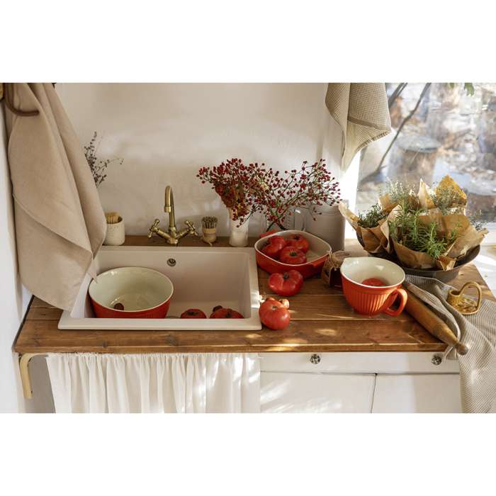 Миска Soft Ripples, 3 л, красная LIBERTY JONES LJ000071