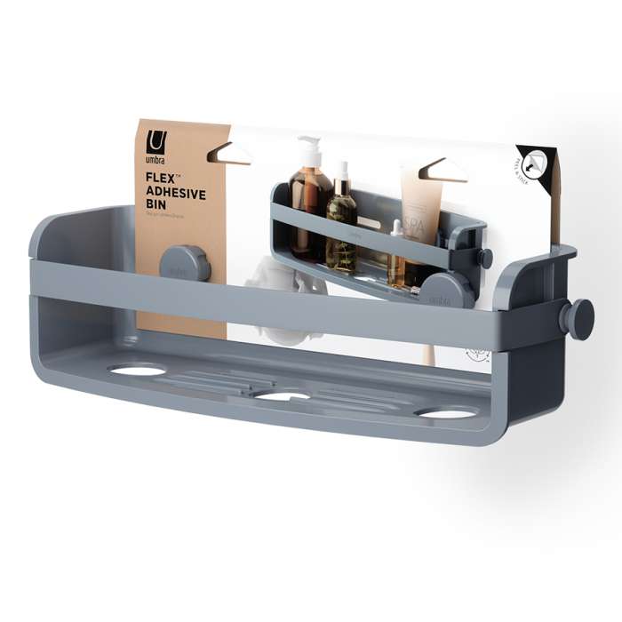 Органайзер для душа flex adhesive, голубой UMBRA 1021300-1050