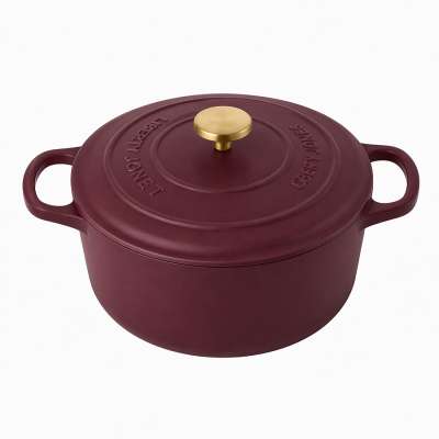 Кастрюля с крышкой из коллекции  "Шеффилд", D26 см, 4,9 л, бургунди Liberty Jones LJ0000573