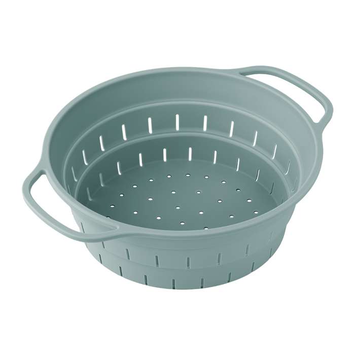 Дуршлаг складной силиконовый smart helper, D25,5 см, шалфей Smart Solutions SS0000425