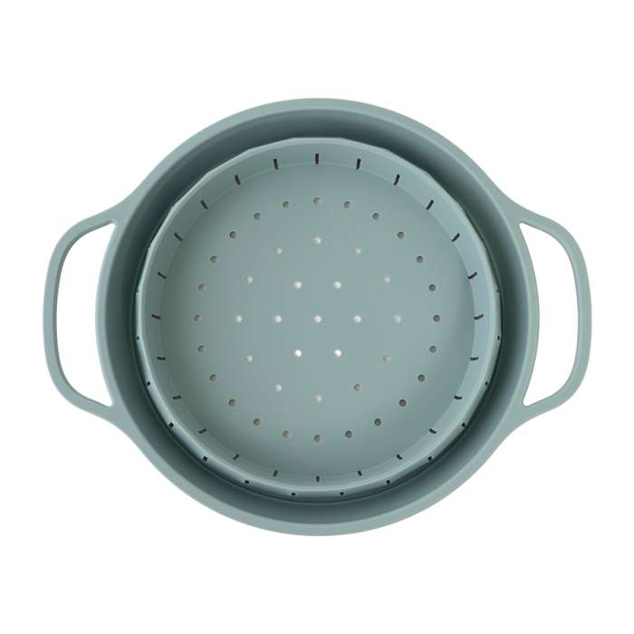 Дуршлаг складной силиконовый smart helper, D25,5 см, шалфей Smart Solutions SS0000425