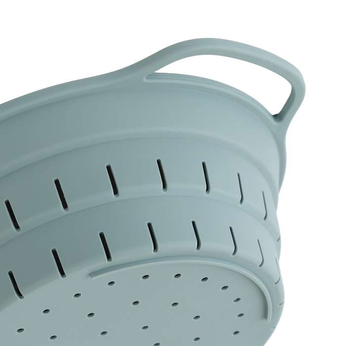 Дуршлаг складной силиконовый smart helper, D25,5 см, шалфей Smart Solutions SS0000425