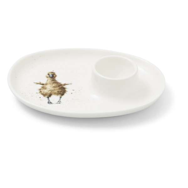 Подставка для яйца Royal Worcester Забавная фауна Утёнок 18х13,5 см