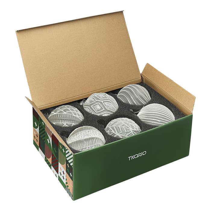 Набор ёлочных украшений freezy magic из коллекции new year essential, 6 шт. Tkano TK24-NY_DEC0004
