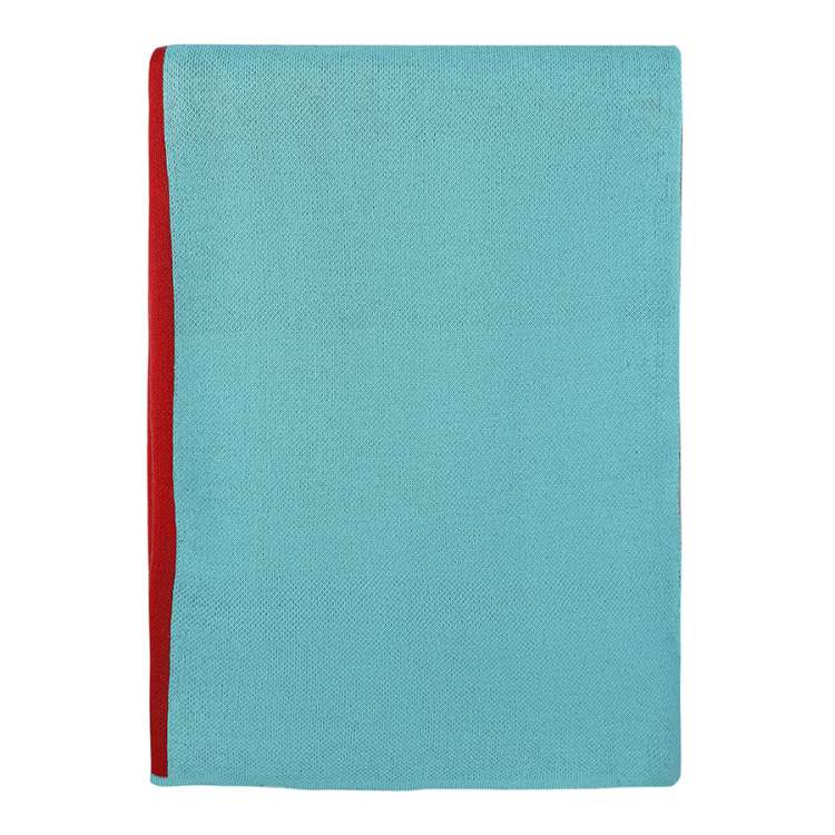 Плед из хлопка по мотивам нанайских орнаментов из коллекции cultural heritage, 130х180 см Tkano TK23-TH0011