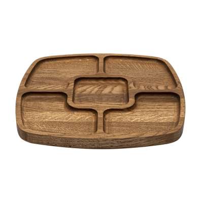 Менажница дубовая квадратная 27х27 UNECA ДРВ-02/1