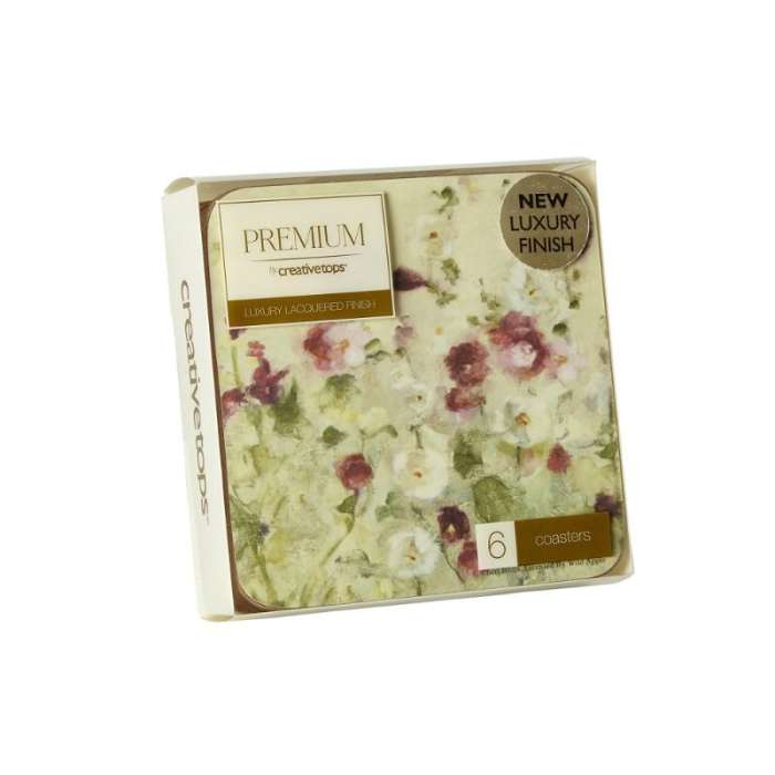 Набор 6 подставок "WILD FIELD POPPIES" 10.5х10.5 CREATIVE TOPS 5176710