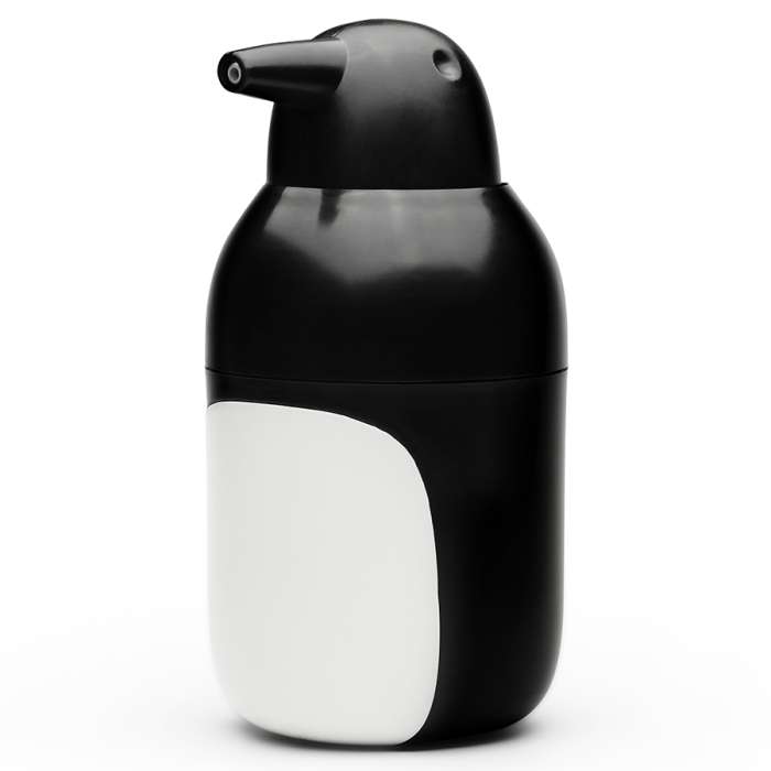 Диспенсер для мыла penguin, черно-белый QUALY QL10351-BK-WH