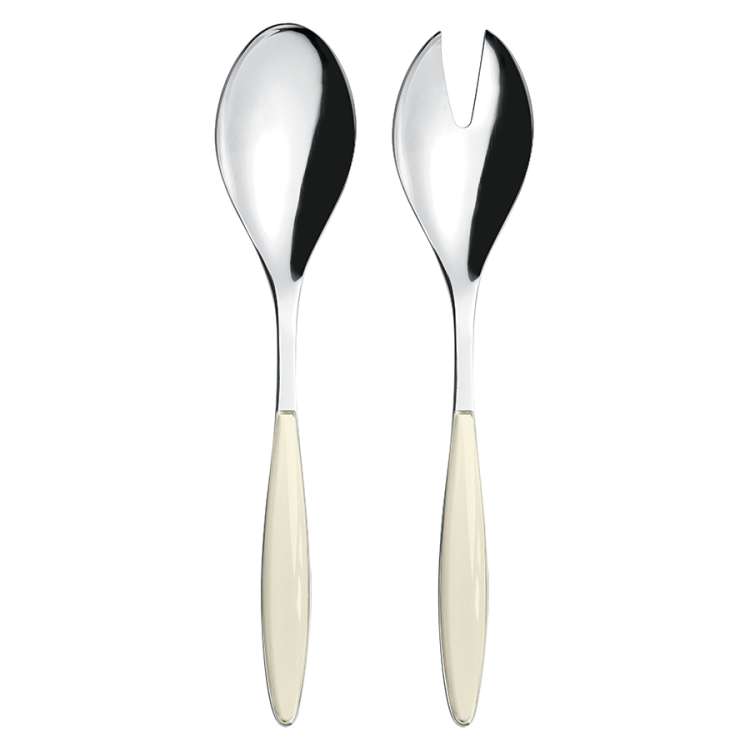 Набор столовых приборов для салата feeling, кремовый Guzzini 23006004