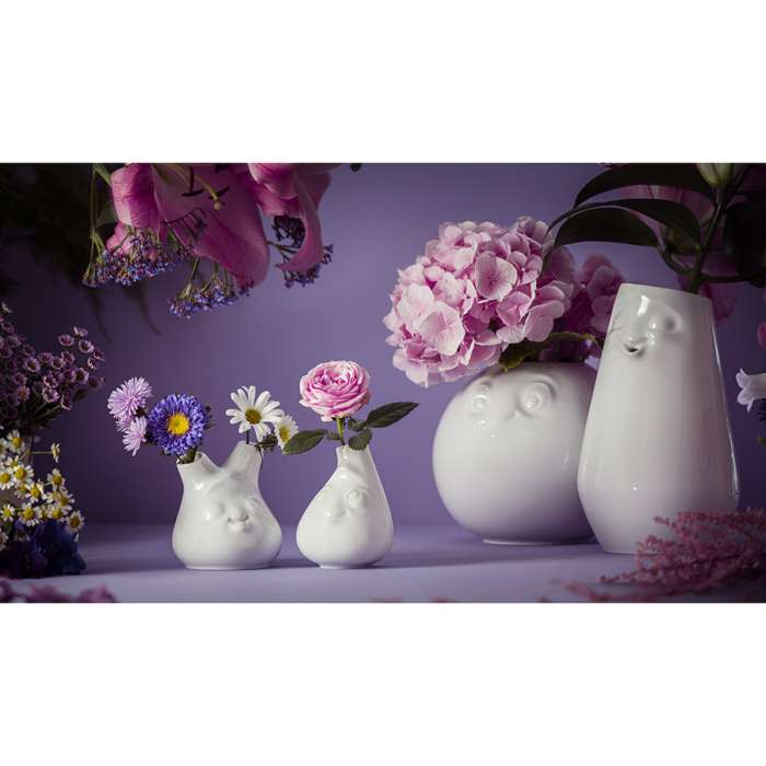 Ваза cute, 10 см, белая Tassen T01.95.01