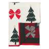 Плед из хлопка с новогодним рисунком christmas bows из коллекции new year essential, 130x180 см Tkano TK25-TH0003