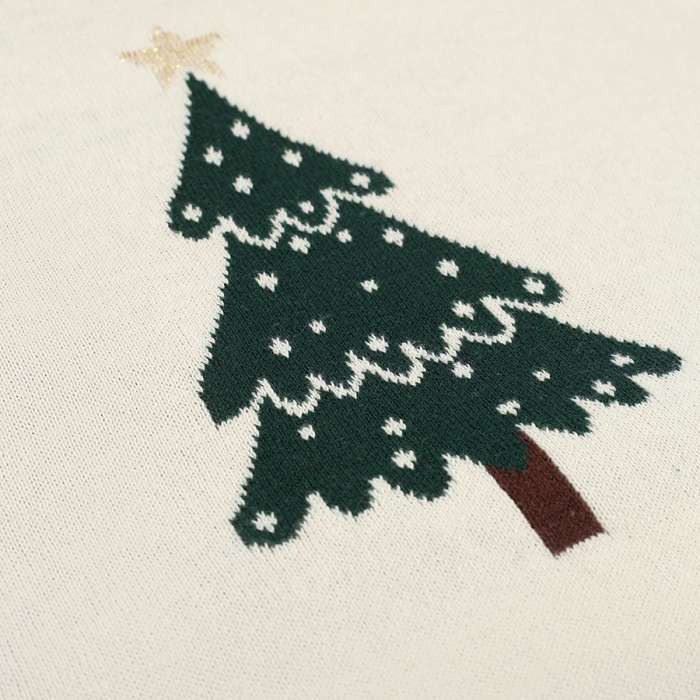 Плед из хлопка с новогодним рисунком christmas bows из коллекции new year essential, 130x180 см Tkano TK25-TH0003