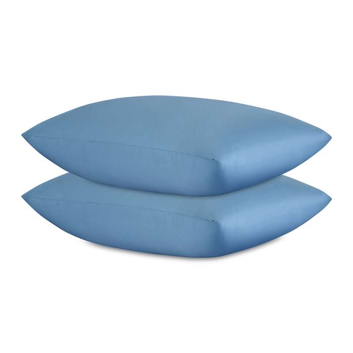 Комплект постельного белья из премиального сатина джинсово-синего цвета из коллекции essential, 200х Tkano TK25-DC0004