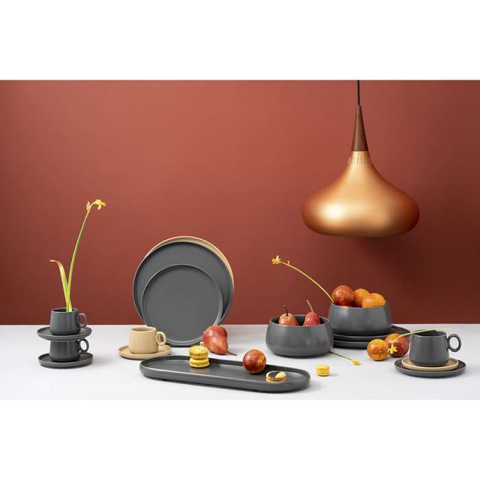 Набор из двух салатников темно-серого цвета из коллекции Essential, 800 мл TKANO TK22-TW_BW0021