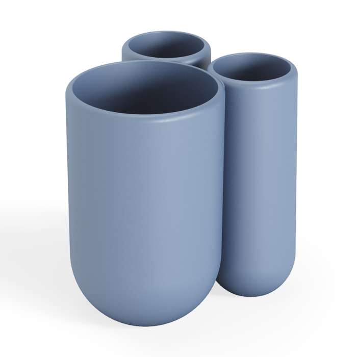 Стакан для зубных щеток touch, синий UMBRA 023271-1050