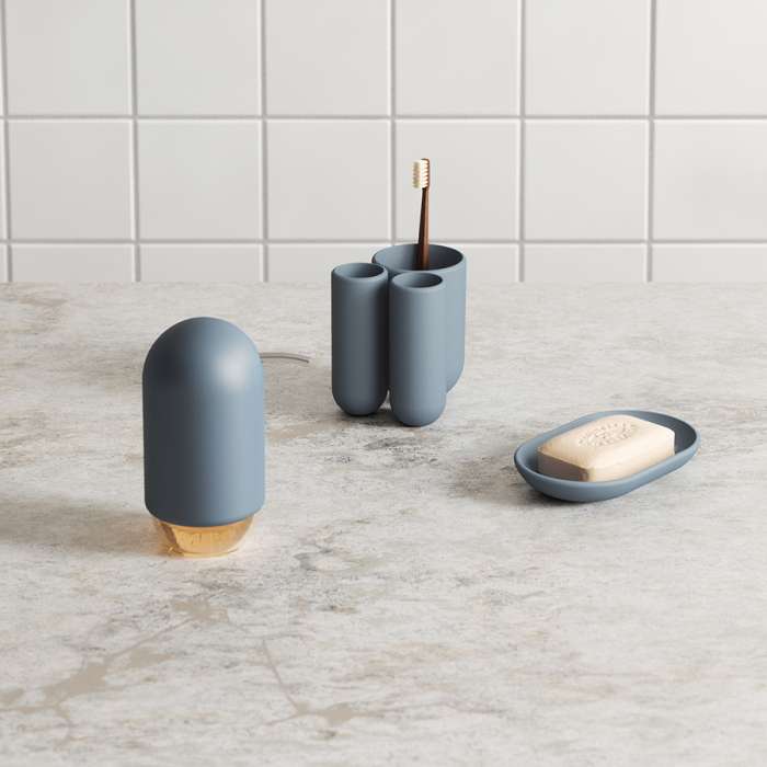 Стакан для зубных щеток touch, синий UMBRA 023271-1050