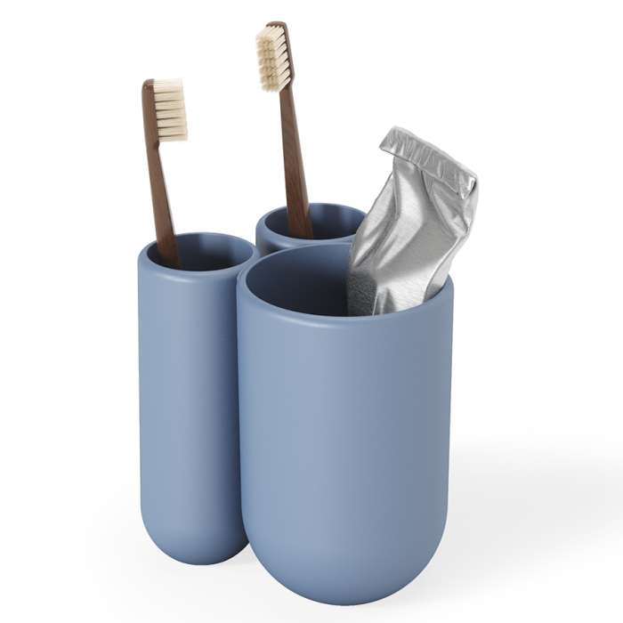 Стакан для зубных щеток touch, синий UMBRA 023271-1050