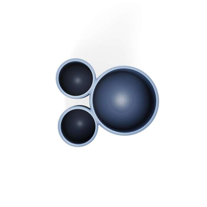 Стакан для зубных щеток touch, синий UMBRA 023271-1050